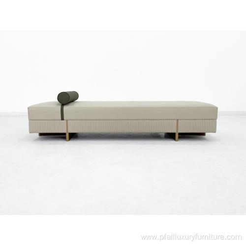 Modern style light luxury bench